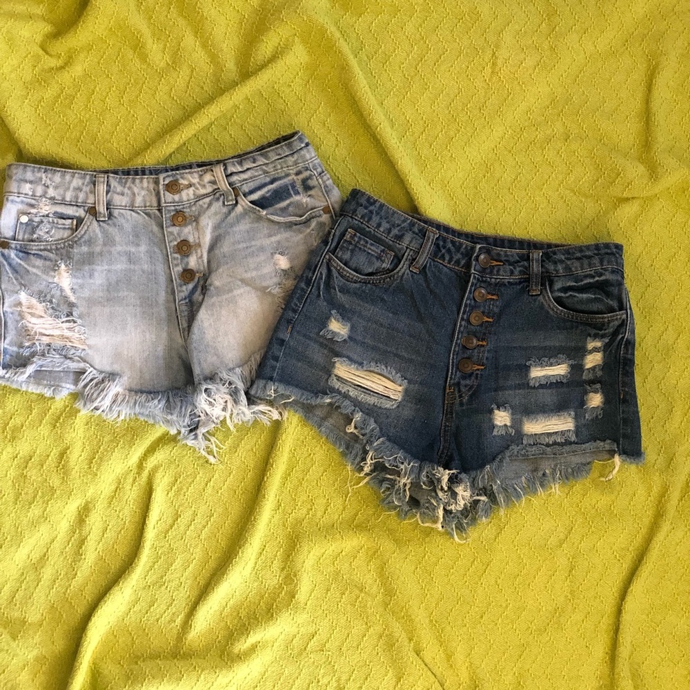 High Rise cut off Shorts